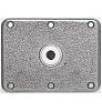 Attwood Swivl-Eze 66839 Lock´N-Pin Stainless Steel Base Plate, Nylon Bushing - 6" x 8", Non-Threaded Bushing