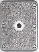 Attwood Swivl-Eze 6773 Lock´N-Pin Stainless Steel Base Plate, Bronze Bushing - 7" x 7", Non-Threaded Bushing