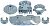 B&S Marine BSMALPHAGEN2KITZ Alpha 1 Gen Kit Zinc