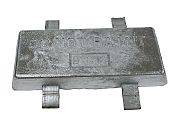 B&S Marine BSMWO114X6X12 Zinc Weld On 1-1/4 X 6 X 12