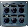 BEP Marine 9006WP Gray 6 Switch Spray Proof Switch Panel