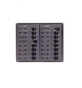 BEP Marine 904NM 16 Way DC Circuit Breaker Panel