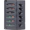 BEP Marine CSP6F Gray 6 Switch Spray Proof Switch Panel