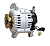 Balmar 60-100-SV Alternator, 100A, 12V, Saddle Mount, 3.15in, Single Pulley, Isolated Ground