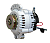 Balmar 621-100-SV Alternator, 621 Series, 100A, 12V, Spindle Mount, 1-2in, Single Pulley, Isolated Ground
