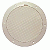 Beckson 6" NON-SKID PRY-OUT Deck Plate - Beige