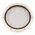 Beckson 8" Clear Center PRY-OUT Deck Plate - Beige