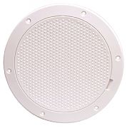 Beckson DP63W 6-3/16" White Non-Skid Pry Out Deck Plate