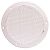 Beckson DP63W 6-3/16" White Non-Skid Pry Out Deck Plate