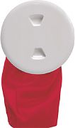 Beckson Marine DP40BW Deck Plate with Bag 4 In White