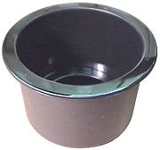 Beckson Marine GH43-B1C X/Lg Blk/Chrome Drink Holder