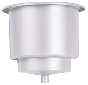 Beckson Marine GH43DS1 Drink Holder with Drain Gray
