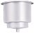 Beckson Marine GH43DS1 Drink Holder with Drain Gray