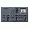 Bep Ac Circuit Breaker Panel with Digital Meters, 12SP 2DP AC230V Acsm Stainless Steel Horizontal