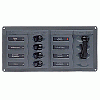 Bep Ac Circuit Breaker Panel with O Meters, 4 Way Panel 2 Mains - 110V