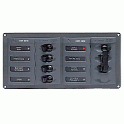Bep Ac Circuit Breaker Panel with O Meters, 4 Way Panel 2 Mains - 240V