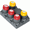 Bep Battery Distibution Cluster for Twin Outboard Engines with Three Battery Banks with Motorized Vsr