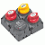 Bep Square Battery Distribution Cluster for Single Engine with Two Battery Banks