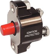 Blue Sea 2141 40A Medium Duty Push Button Reset Only Circuit Breaker