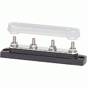 Blue Sea 2307 Common 150A Busbar - (4) 1/4"-20 Studs with Cover