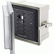 Blue Sea 3118 Sms Surface Mount System Panel Enclosure - 120V Ac / 50A Elci Main - 2 Blank Circuit Positions