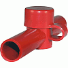 Blue Sea 4003 Cable Cap Dual Entry - Red