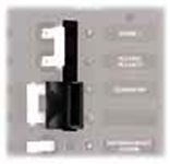 Blue Sea 4125 Lockout Slide AC 2 Position 2 Pole