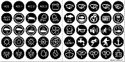 Blue Sea 4230 Label Kit for SS Back Lit Switch