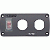 Blue Sea 4364 Water Resistant USB Accessory Panel - 15A Circuit Breaker, 2X Blank Apertures