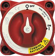 Blue Sea 5511E Battery Switch E Dual Circuit Plus