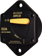 Blue Sea 7039 50A 187 Series Thermal Circuit Breaker - Panel Mount