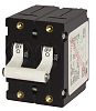 Blue Sea 7235 15A White A-Series Double Pole AC/DC Circuit Breaker