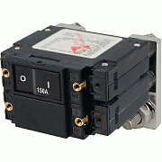 Blue Sea 7475 C-SERIES Flat Rocker Circuit Breakers, Single and Double Pole - 150 Amp
