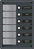 Blue Sea 8053 12/24V DC 6 Position Waterproof Fuse Panel