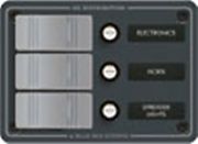 Blue Sea 8054 12/24V DC 3 Position Waterproof Fuse Panel