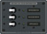 Blue Sea 8058 120V AC 3 Position Circuit Breaker Panel