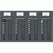 Blue Sea 8095 Ac Main +8 Positions / DC Main +29 Positions Toggle Circuit Breaker Panel (white Switches)