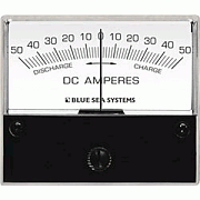 Blue Sea 8252 DC Zero Center Analog Ammeter - 2-3/4" Face, 50-0-50 Amperes DC