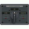 Blue Sea 8363 Ac Rotary Switch Panel 65 Ampere 2 Positions + Off, 3 Pole