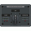 Blue Sea 8386 Ac Rotary Switch Panel 30 Ampere 2 Positon + Off, 4 Pole