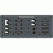 Blue Sea 8412 Ac Main + 6 Positions - White