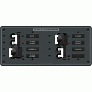 Blue Sea 8498 Breaker Panel - Ac 3 Sources - White