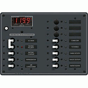 Blue Sea 8507 Breaker Panel - Ac Main + 11 Position (european) - White