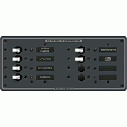 Blue Sea 8511 Ac 8 Position 230V (european) Breaker Panel (white Switches