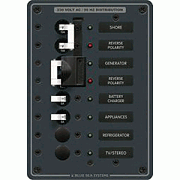 Blue Sea 8567 Ac Toggle Source Selector (230V) - 2 Sources + 4 Positions