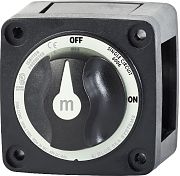 Blue Sea M-SERIES Battery Switch On/Off Black with Knob
