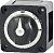 Blue Sea M-SERIES Battery Switch On/Off Black with Knob
