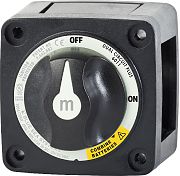 Blue Sea M-SERIES Battery Switch On/Off Dual Circuit Plus Black