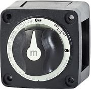 Blue Sea M-SERIES Battery Switch On/Offor  Dual Circuit Black