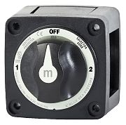 Blue Sea M-SERIES Battery Switch On/Offor On with Knob Black